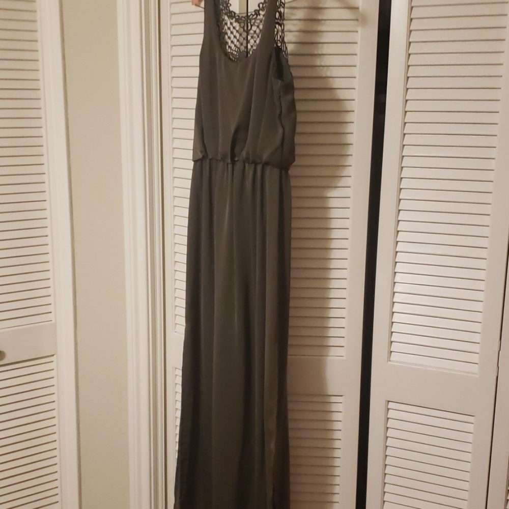 Satin maxi dress - Picture 5 of 5